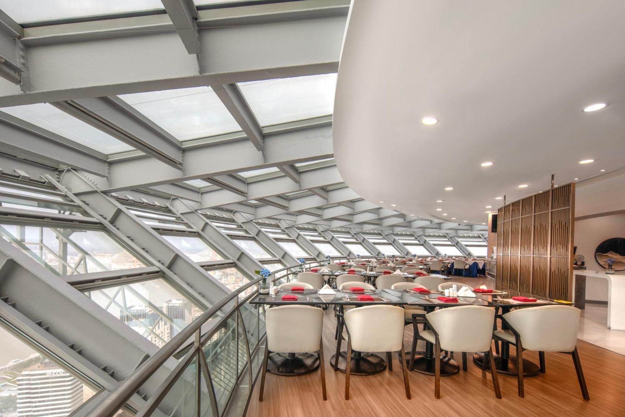 Novotel Atlantis Shanghai - Breakfast In The Clouds With River View In The Revolving Restaurant Dış mekan fotoğraf